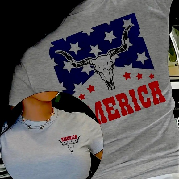 Soft AMERICA shirt women’s - Picture 1 of 3